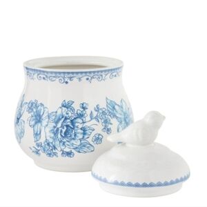 ❤️ New Pioneer Woman Agatha Blue Bird Sugar Bowl